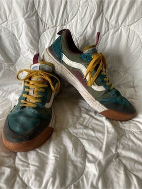 Vans Green Teal and Mustard Lace UltraRange